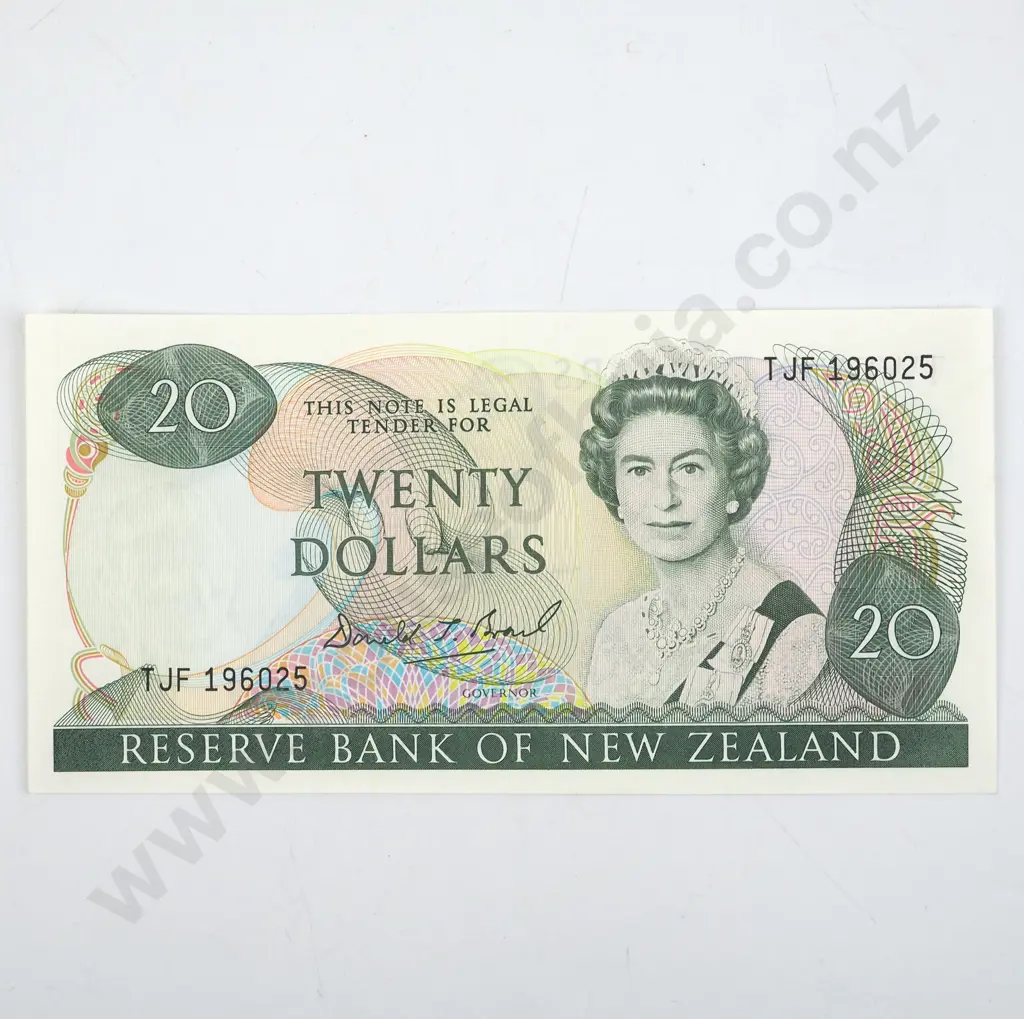 New Zealand Twenty Dollar Brash Banknote UNC  Image 1++