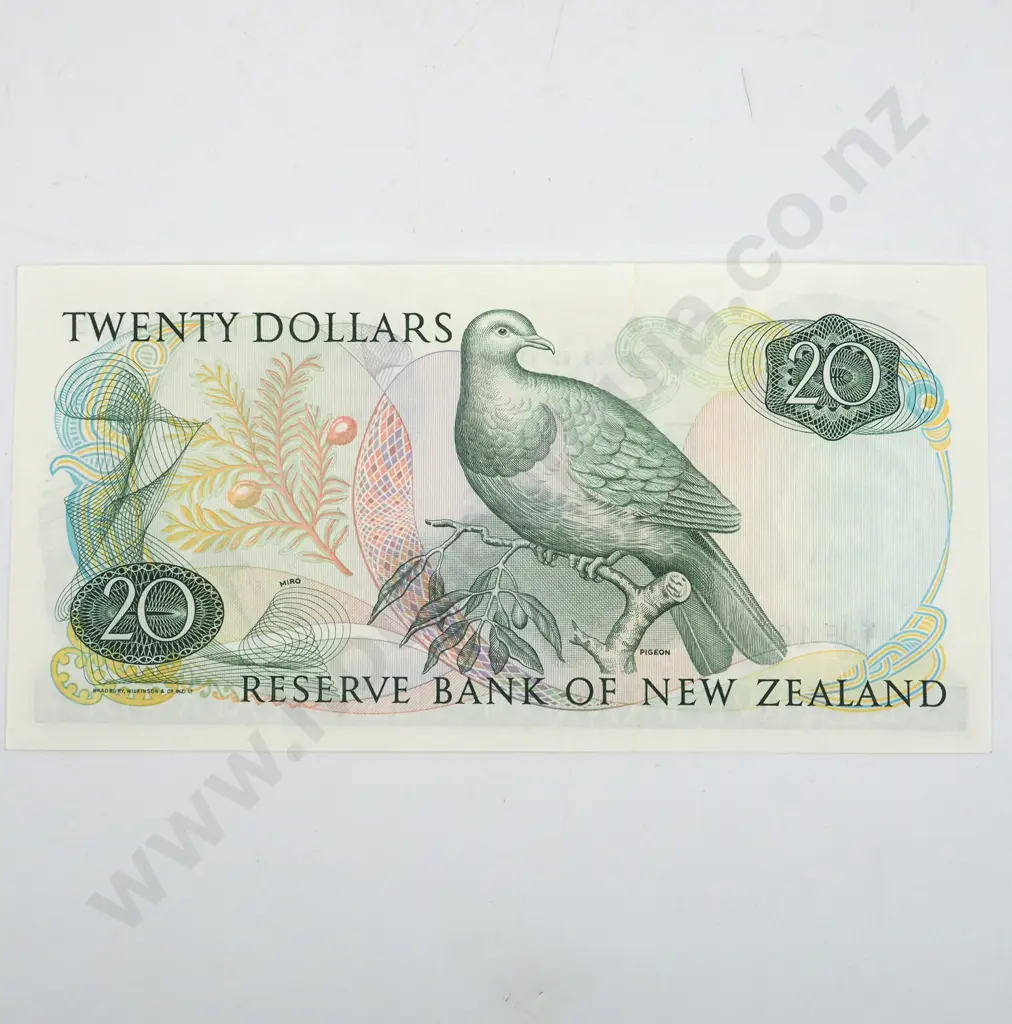 New Zealand Twenty Dollar Brash Banknote UNC  Image 1++