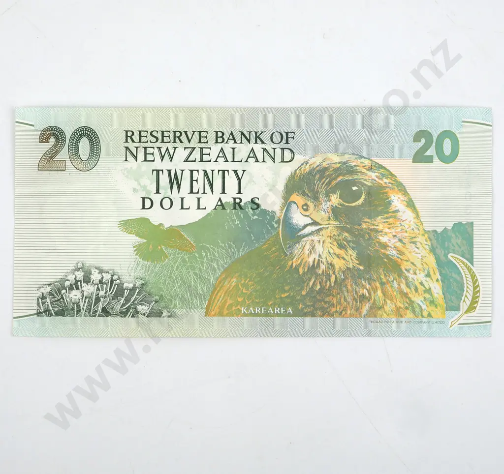New Zealand 20 Dollar Brash Banknote - Better Grade Image 1++
