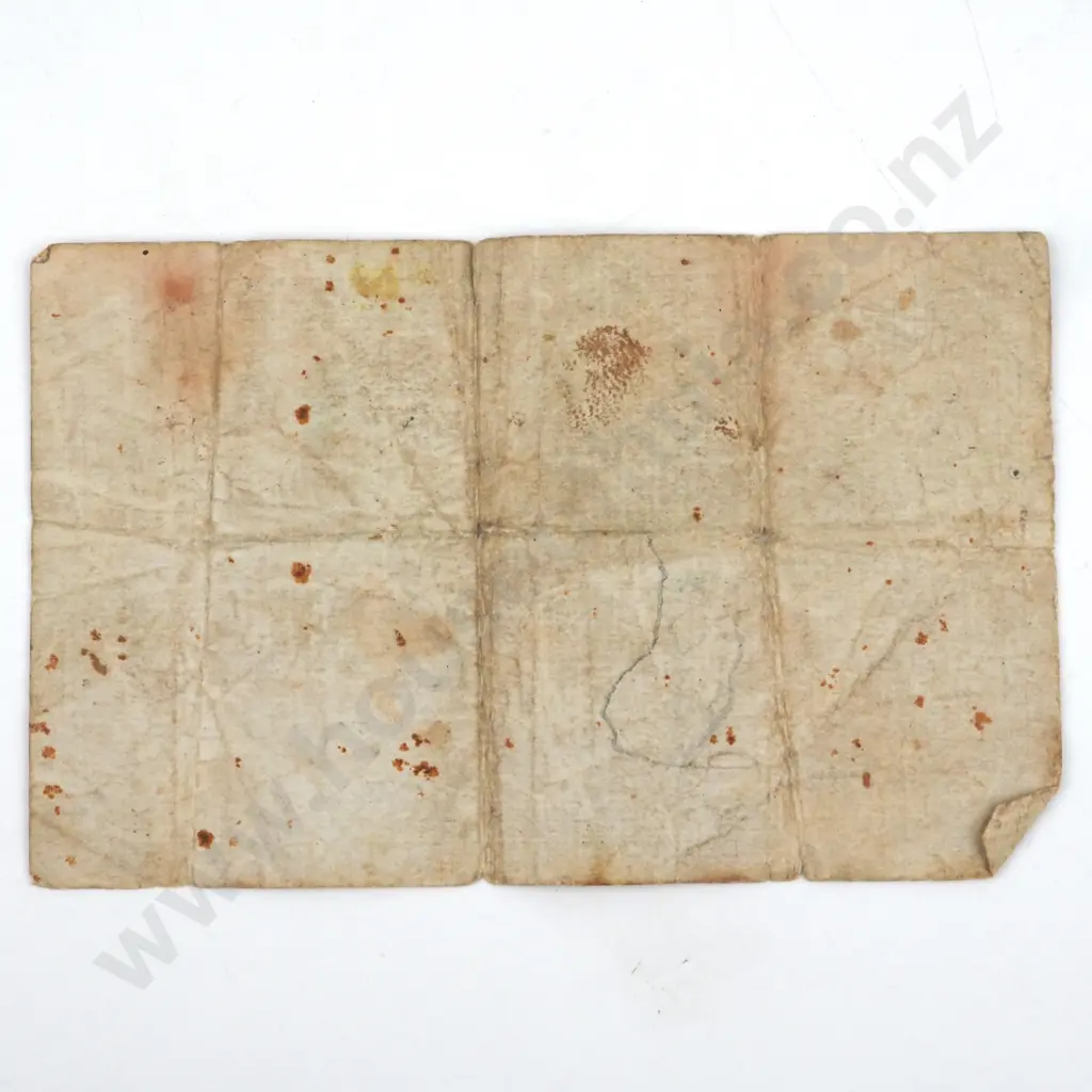 1942 Fiji One Shilling Banknote  Image 1++