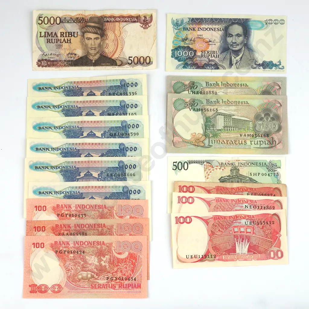 Assorted Indonesian Banknotes  Image 1++