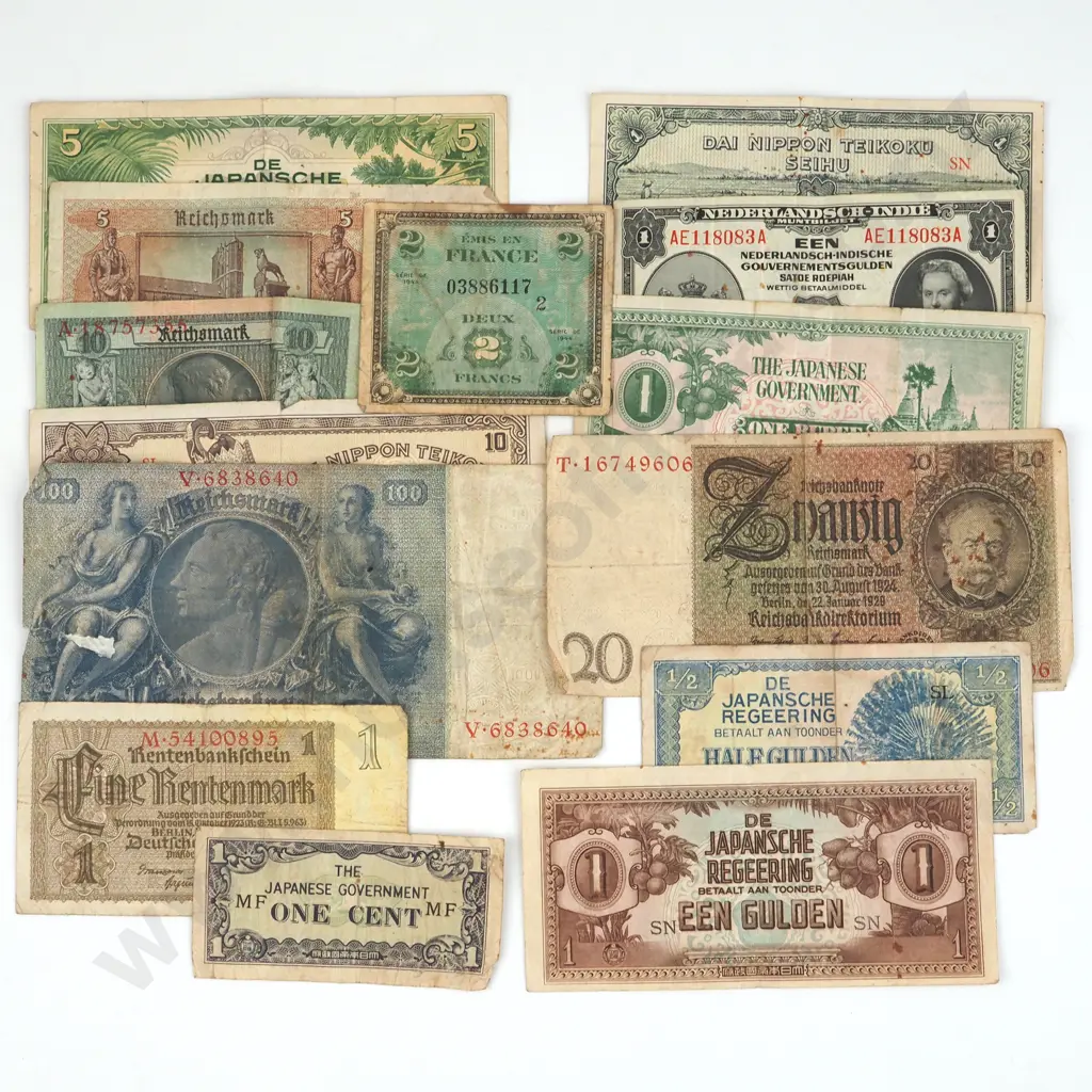 Assorted Lot of International Banknotes  Image 1++