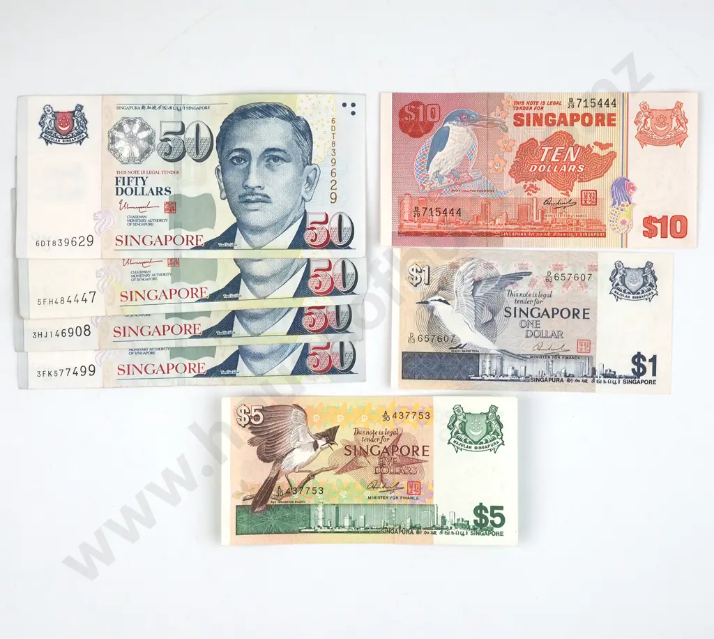 $216 Face Value of Singapore Banknotes  Image 1++