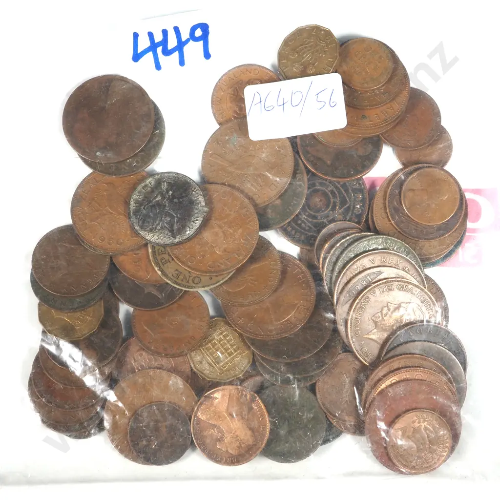 500 Grams of Mainly Copper Coinage  Image 1++