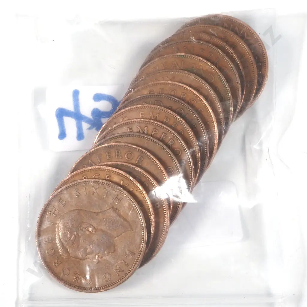 Assorted New Zealand Pennies  Image 1++