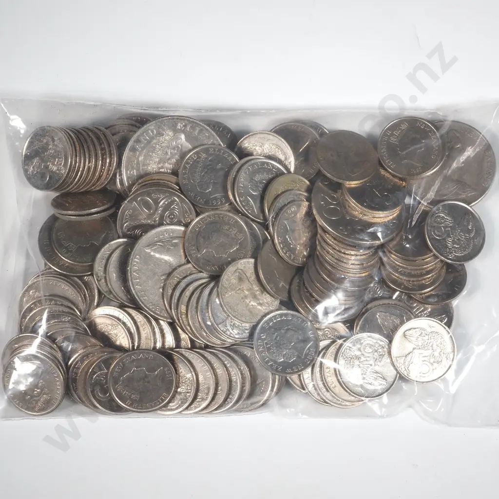 470 Grams of New Zealand Decimal Coinage  Image 1++
