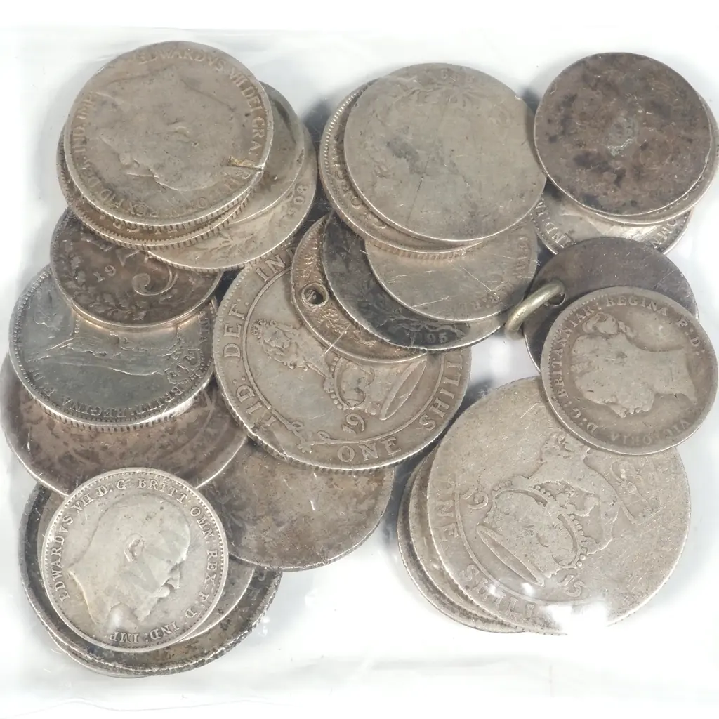 71 Grams of 92.5% English Silver Coinage  Image 1++
