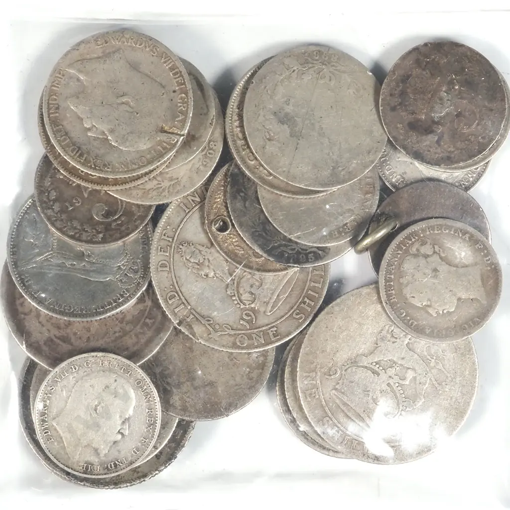 71 Grams of 92.5% English Silver Coinage  Image 1++