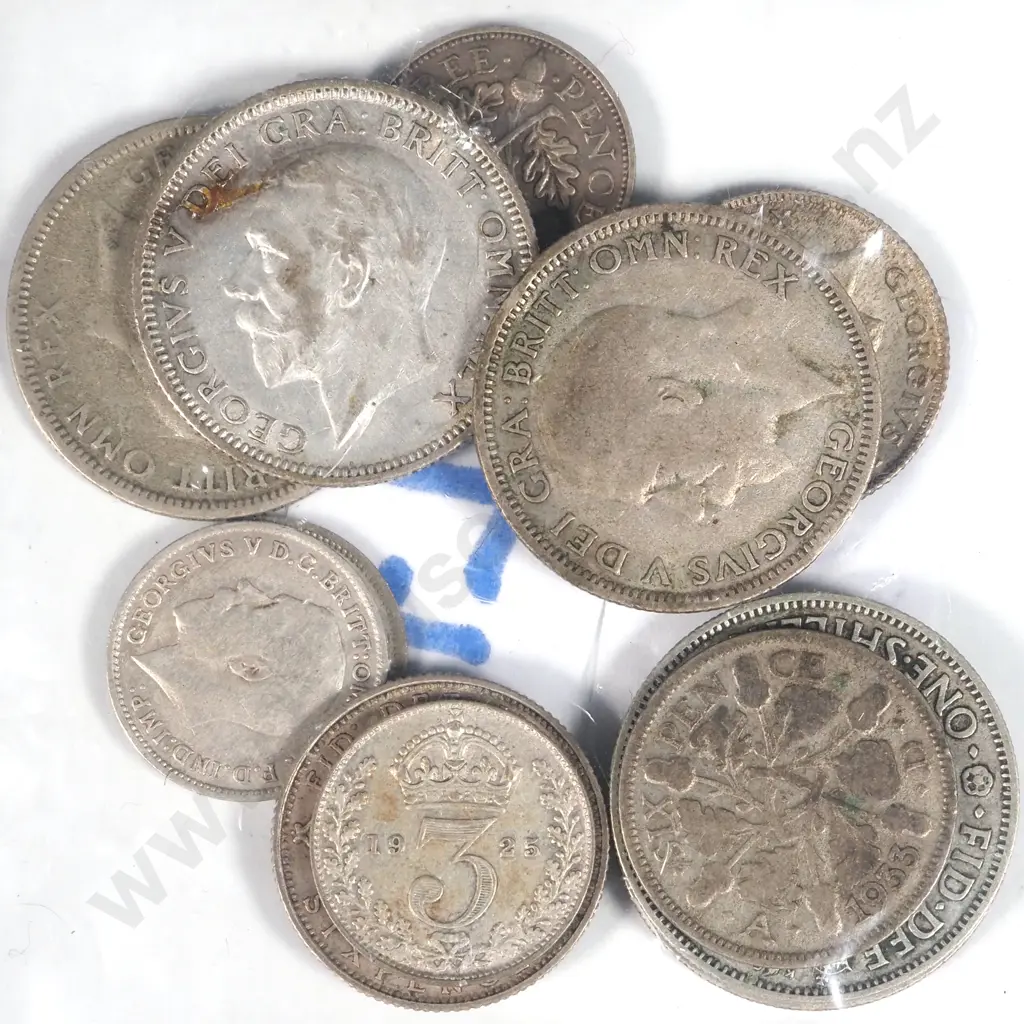 46 Grams of 50% English Silver Coinage  Image 1++
