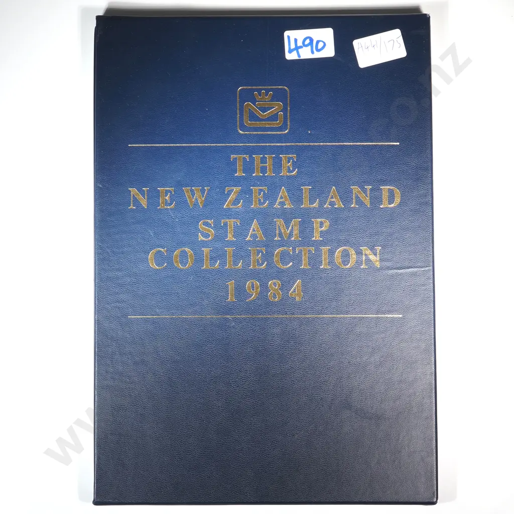 1984 New Zealand Stamp Collection - Cased w Stamps  Image 1++
