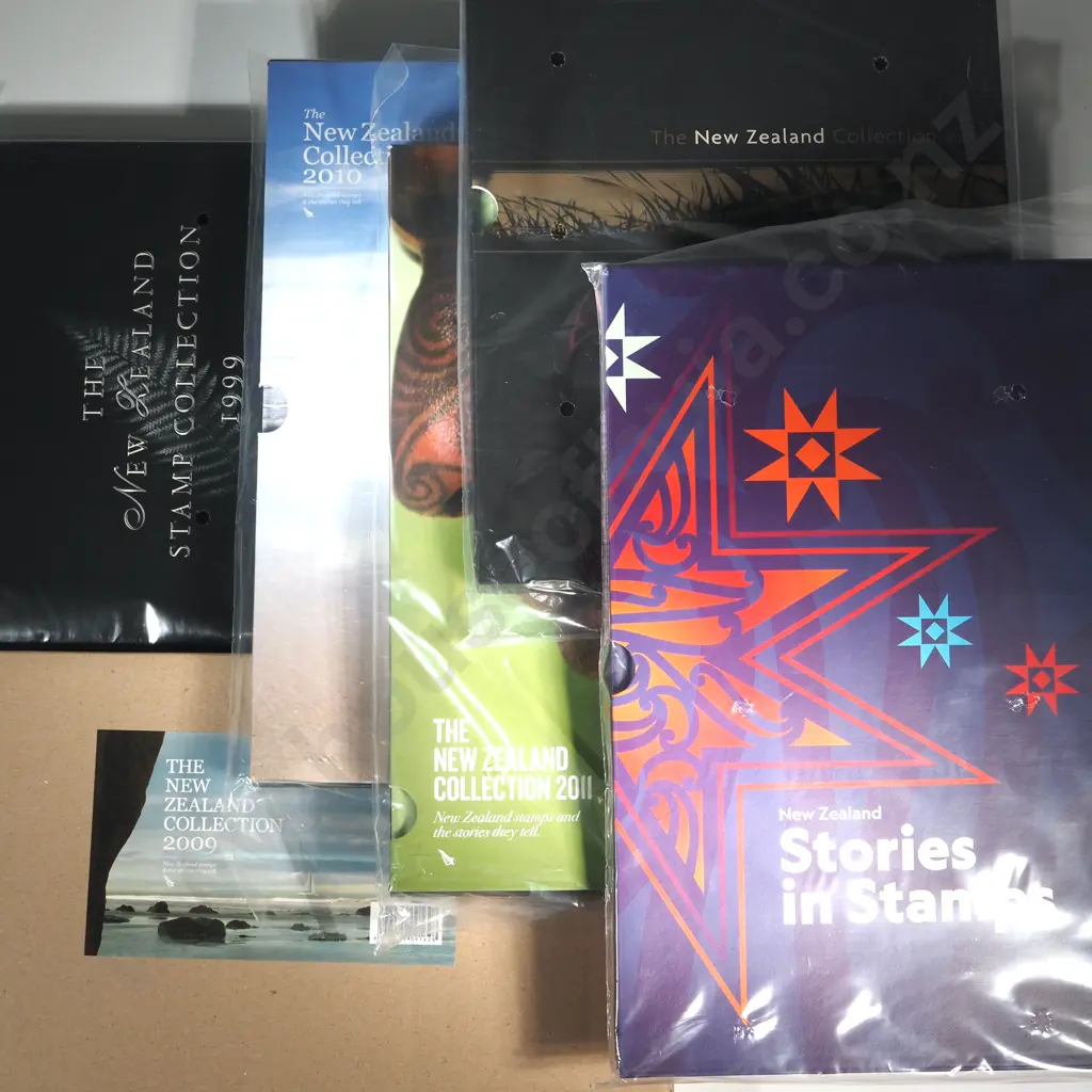 Five New Zealand Limited edition Stamp Albums Image 1++