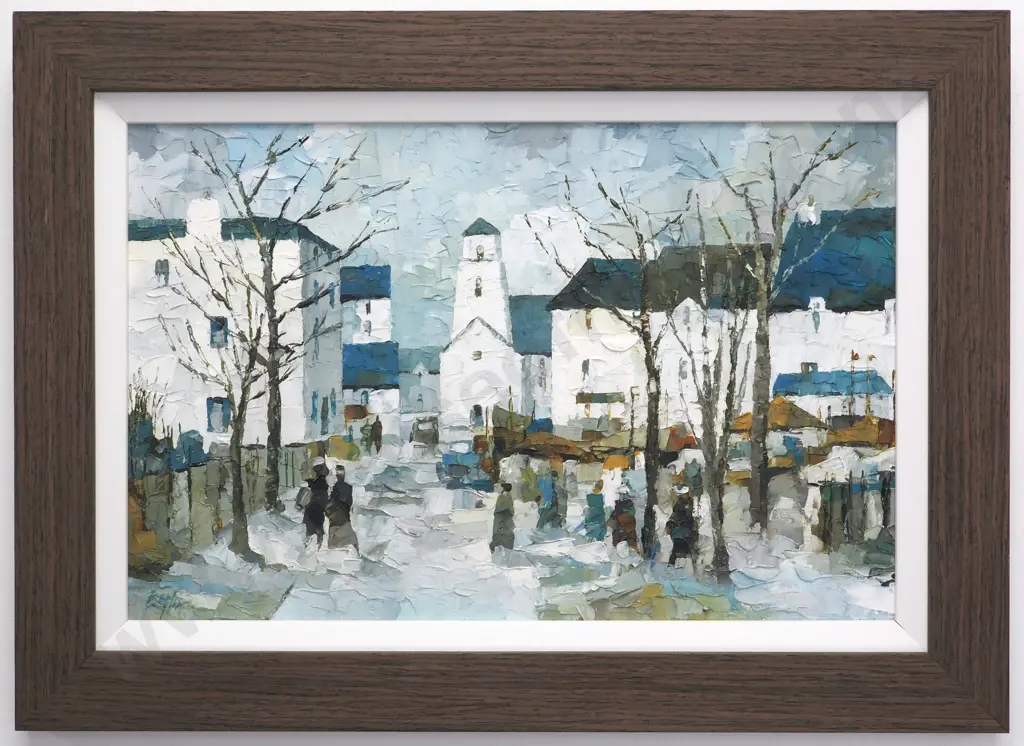 Tom Esplin. Roquebrune Sur Argens. Oil on Board (1924) Image 1++