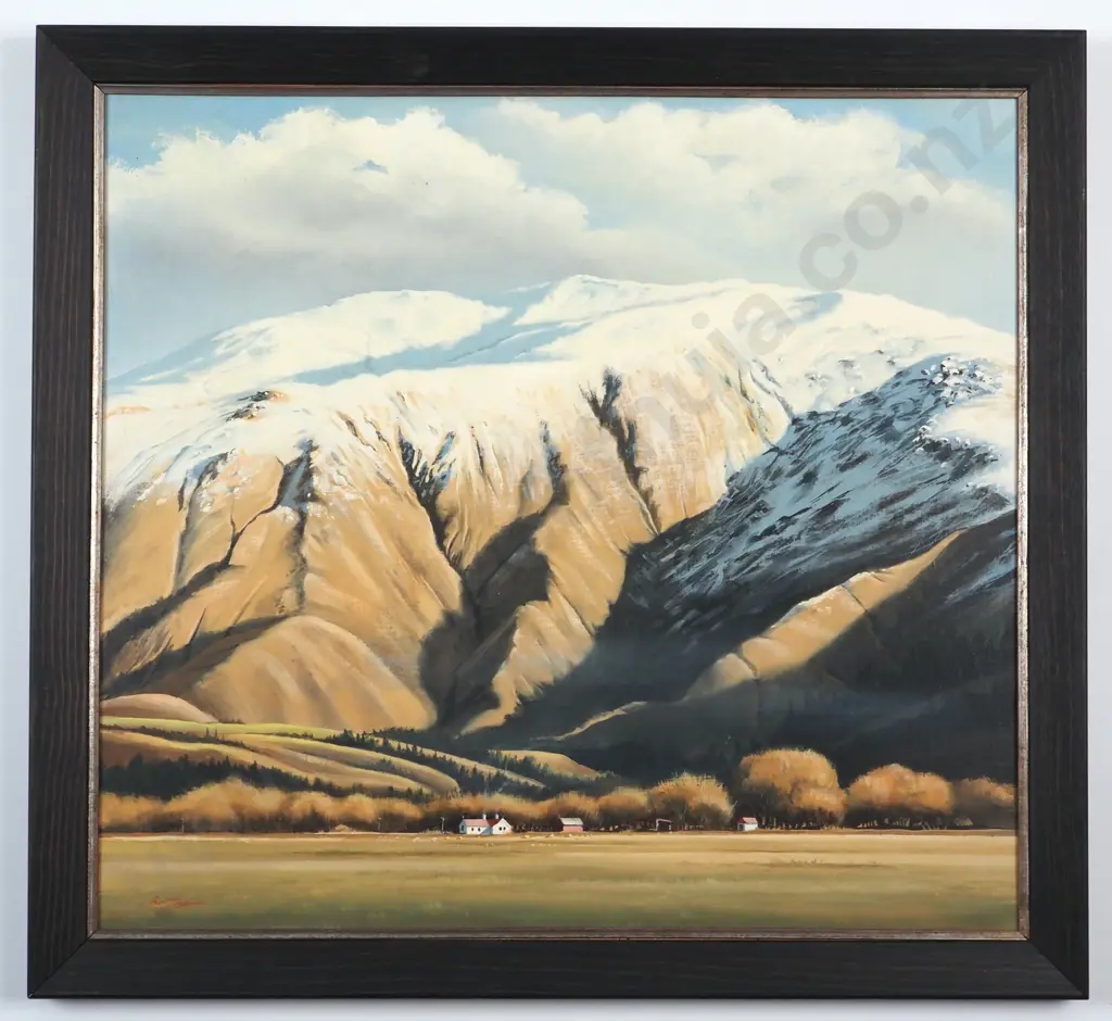 John  Husband. Mid Dome From Athol, Oil On Board. Image 1++