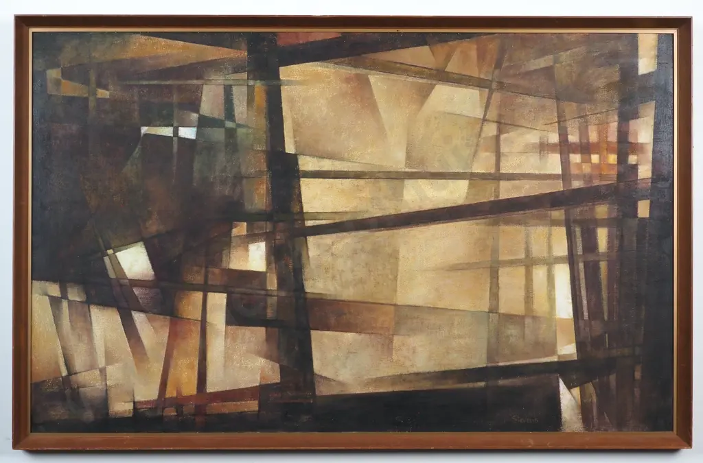 Elizabeth Stevens. Interior. Oil on Board. Image 1++