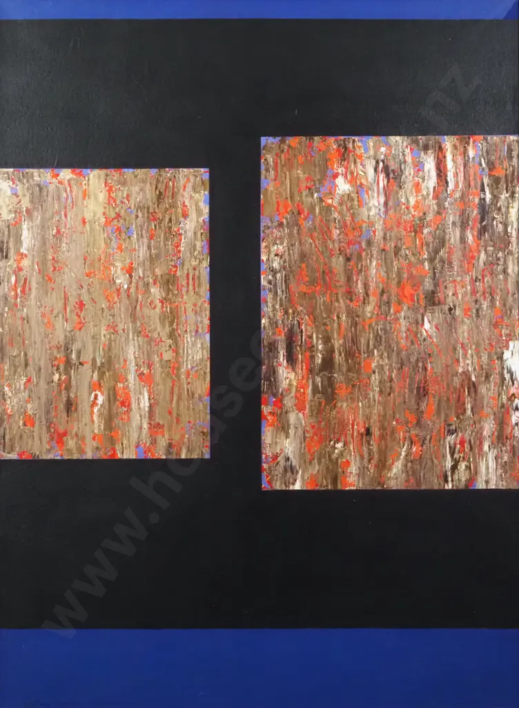 Wallace Crossman. 1991. Apocalyptic Landscape. Oil on Canvas. Image 1++