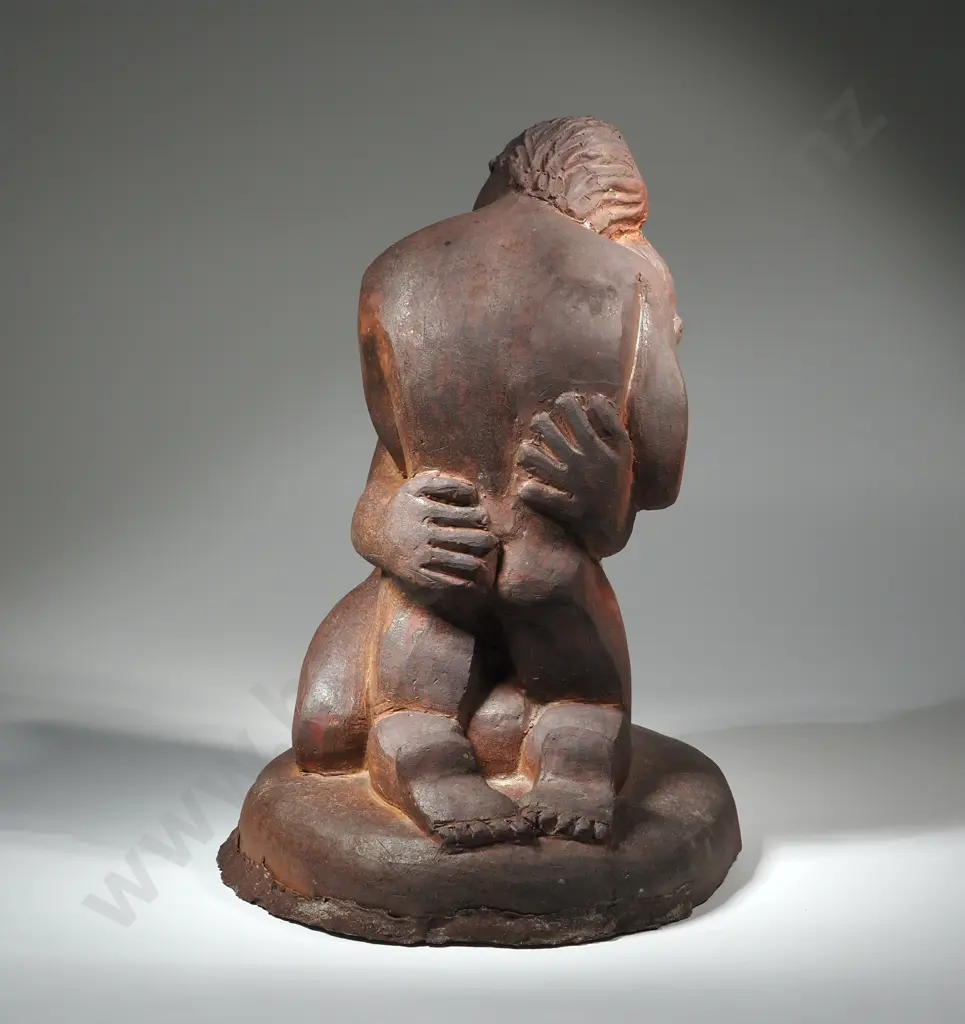 Llew Summers. Love Me Tender. 1994 Figural Terracotta Sculpture. Image 1++