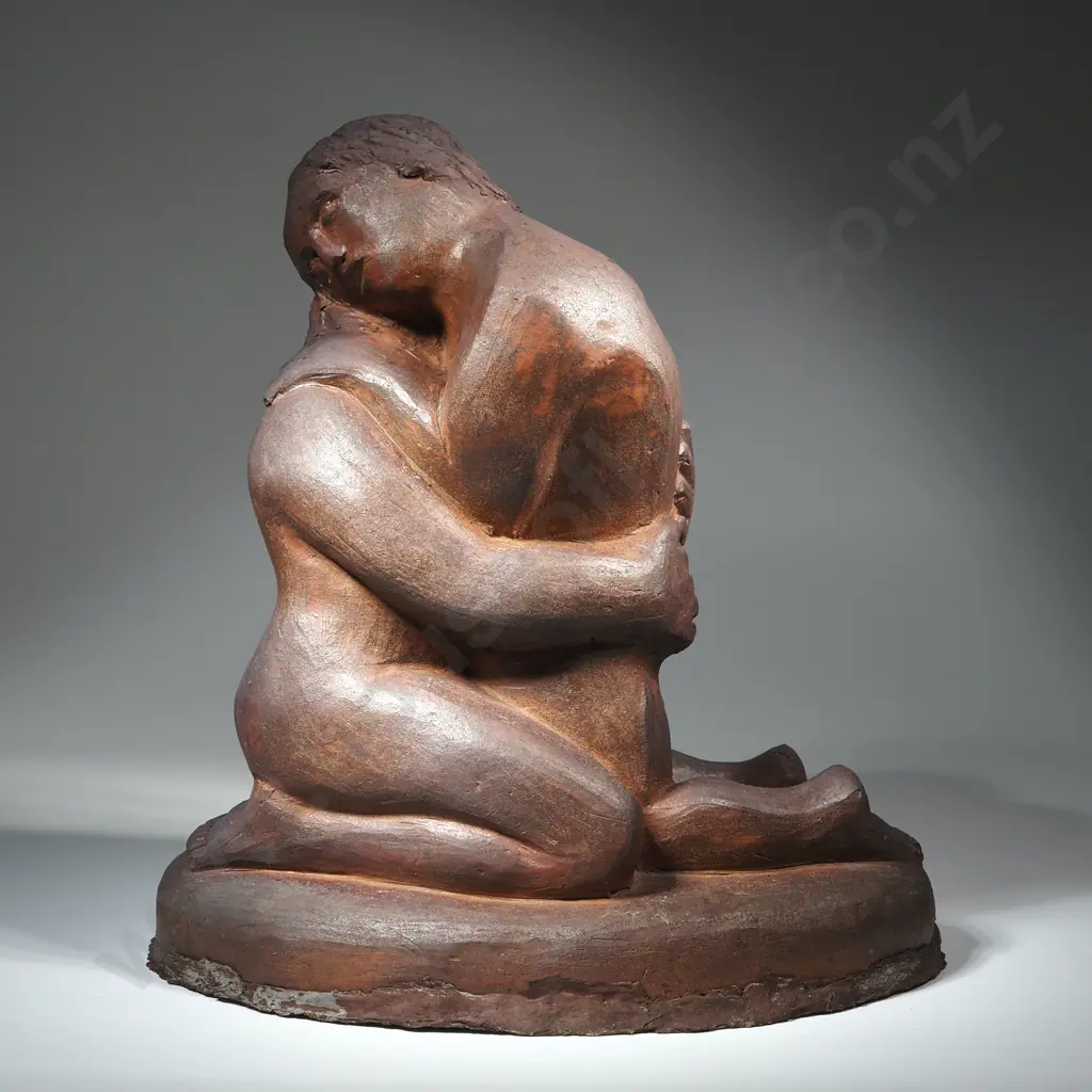 Llew Summers. Love Me Tender. 1994 Figural Terracotta Sculpture. Image 1++