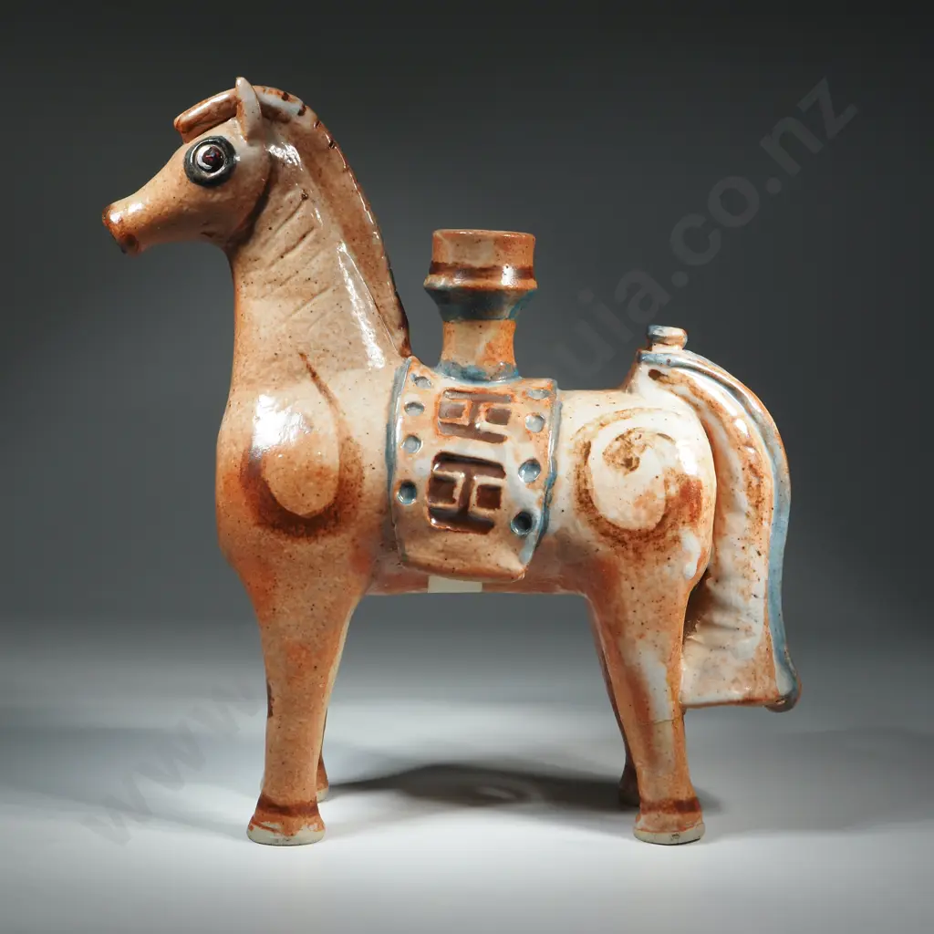 Juliet Peter. Horse. Glazed Stoneware Figure. A/F Image 1++
