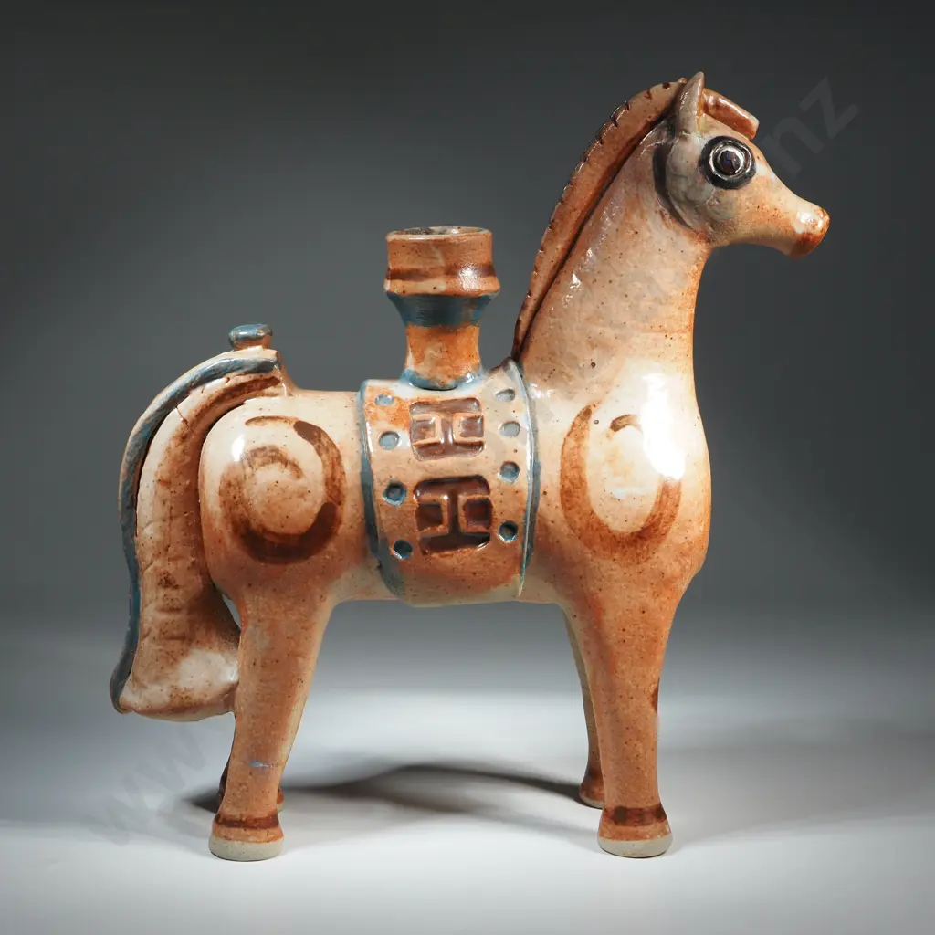 Juliet Peter. Horse. Glazed Stoneware Figure. A/F Image 1++