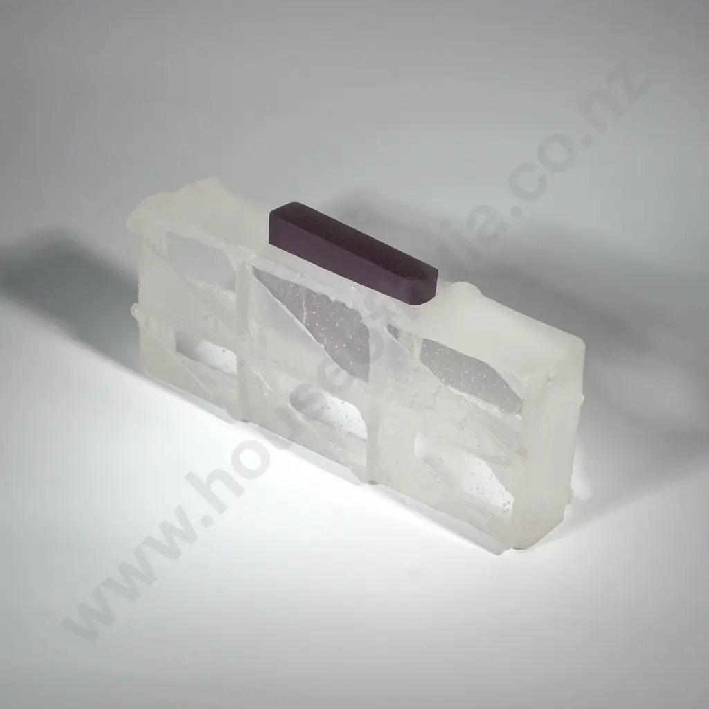 Liz Sharek. Pacific Vessel. Cast Glass Sculpture. 2000 Image 1++