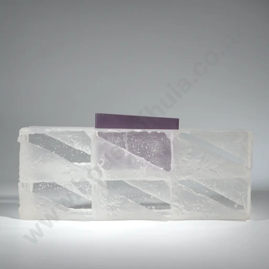 Liz Sharek. Pacific Vessel. Cast Glass Sculpture. 2000 Image 1++