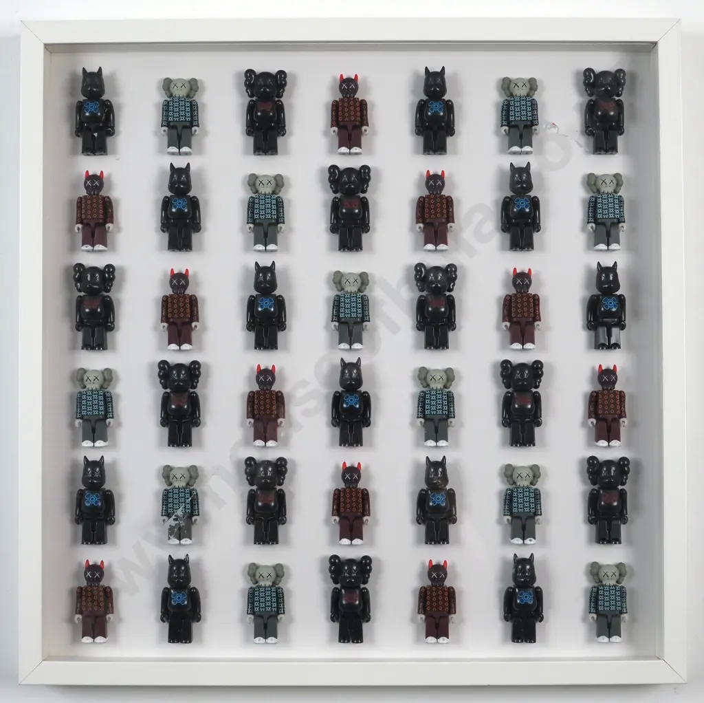 Forty Two Framed Kaws Figures Image 1++