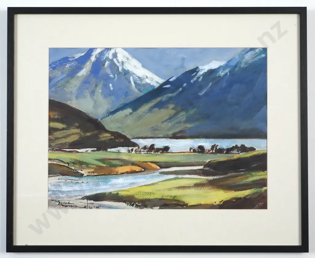 Russell J Hollings. 1995. Paradise. Acrylic & Crown Ink. Image 1++