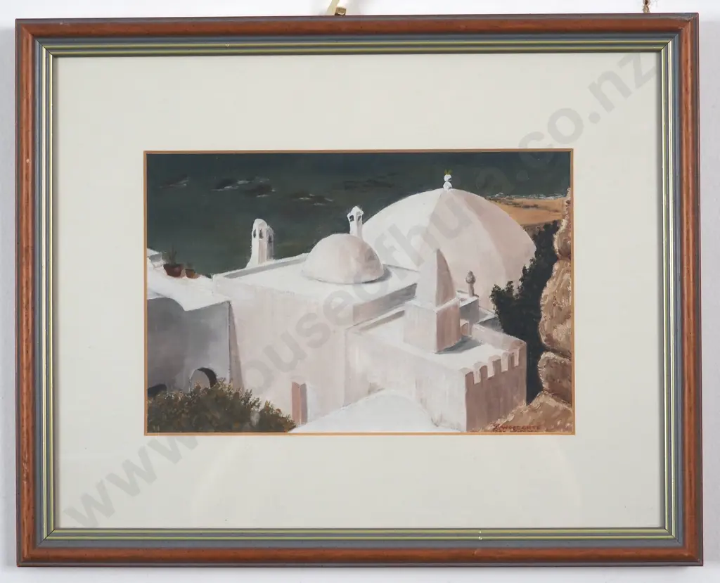 J Woodgate. Hammamett, Tunisia. Oil On Board. Image 1++