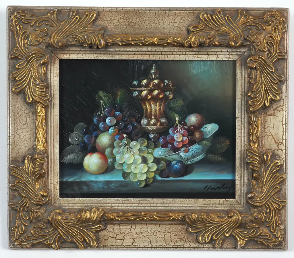 Vaertery [possibly]. Still life With Fruit. Oil On Board. Image 1++