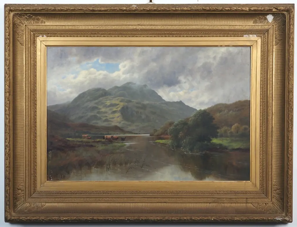 Hamilton McMillan. Loch Achray [Possibly]. Oil On Canvas. Image 1++