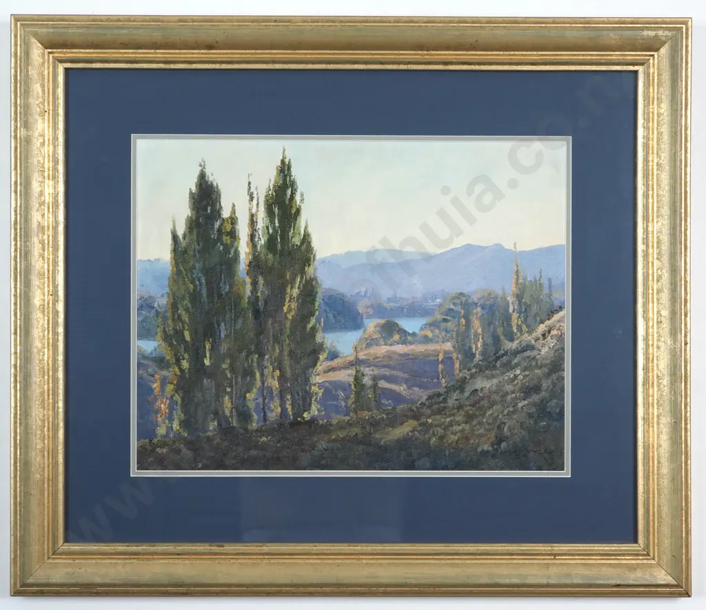 Leonard Long. Morning Light, Alexander. Oil On Board. Image 1++