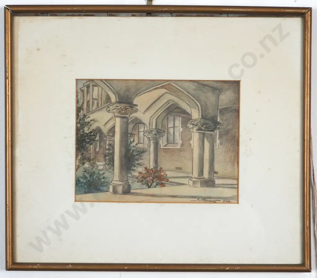 M O'Hare, The Cloisters. Limited Edition Print 5/46. Signed & Numbered 5/46. Image 1++