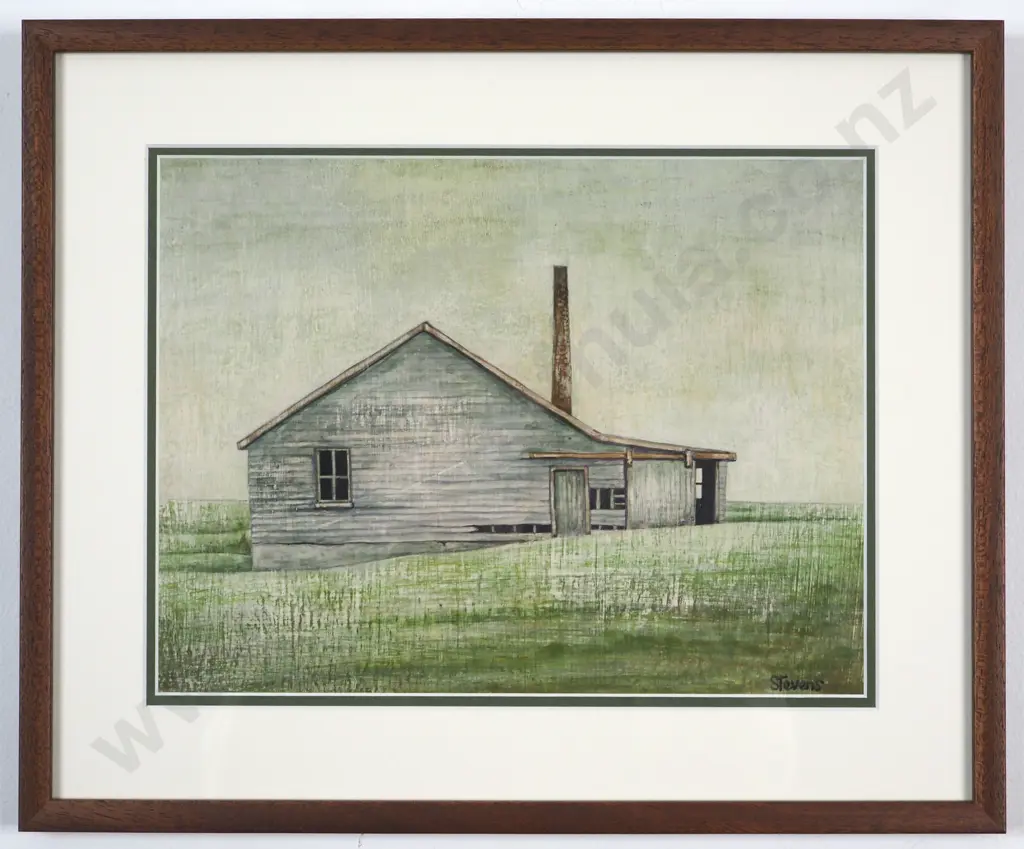 Elizabeth Stevens. Abandoned Shed. Casein Tempera. Image 1++