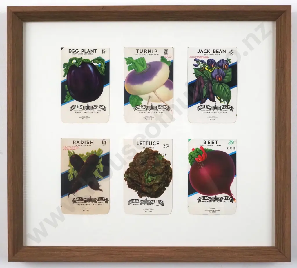 Vintage 1940s Seed Packets. Authentic Lithographs. Image 1++