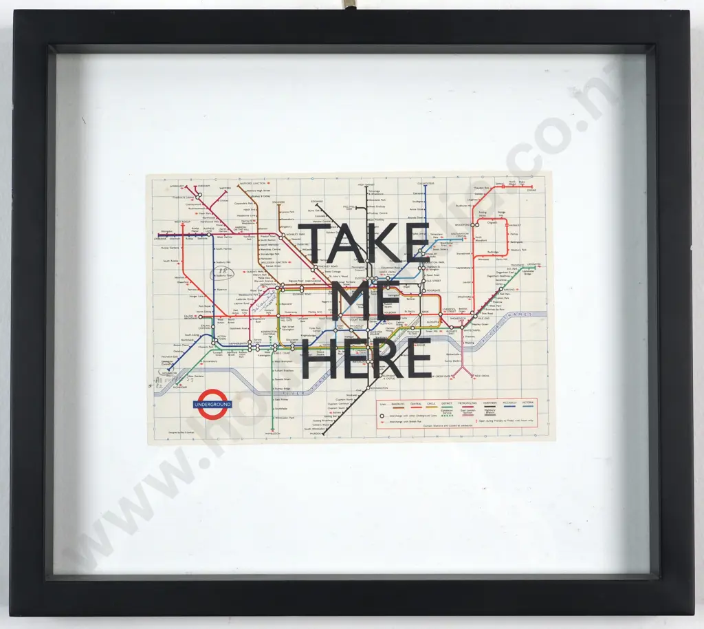 Take Me Here. London Metro Print. Image 1++
