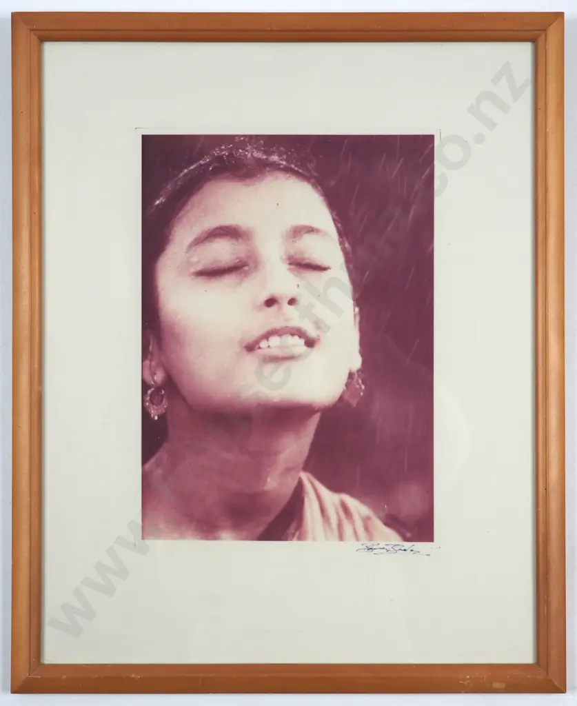 Brian Brake. Indian Girl In Monsoon Rain. Photograph. Image 1++