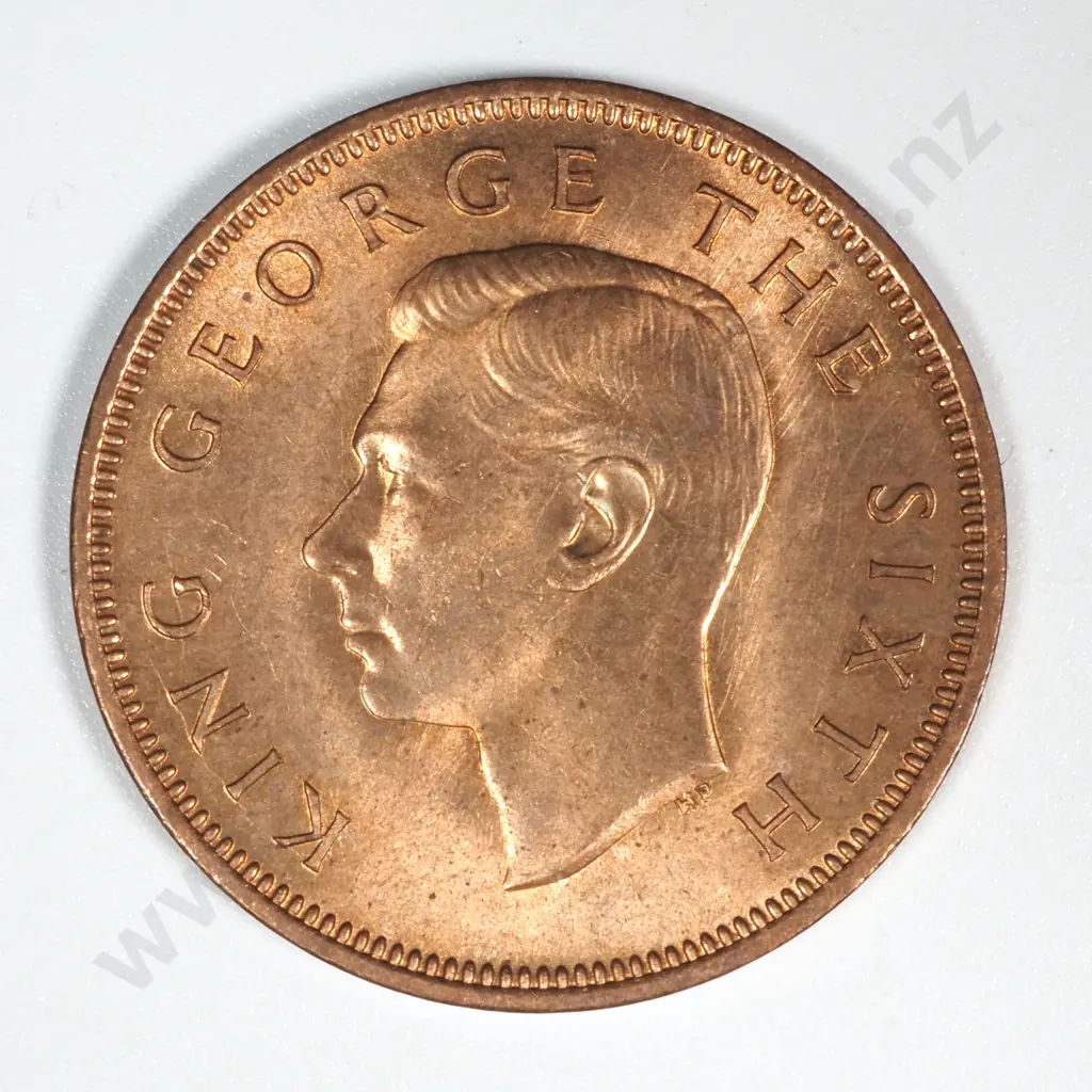 10 New Zealand 1950 Halfpenny Coins AUNC/UNC Total CV $350 Image 1++