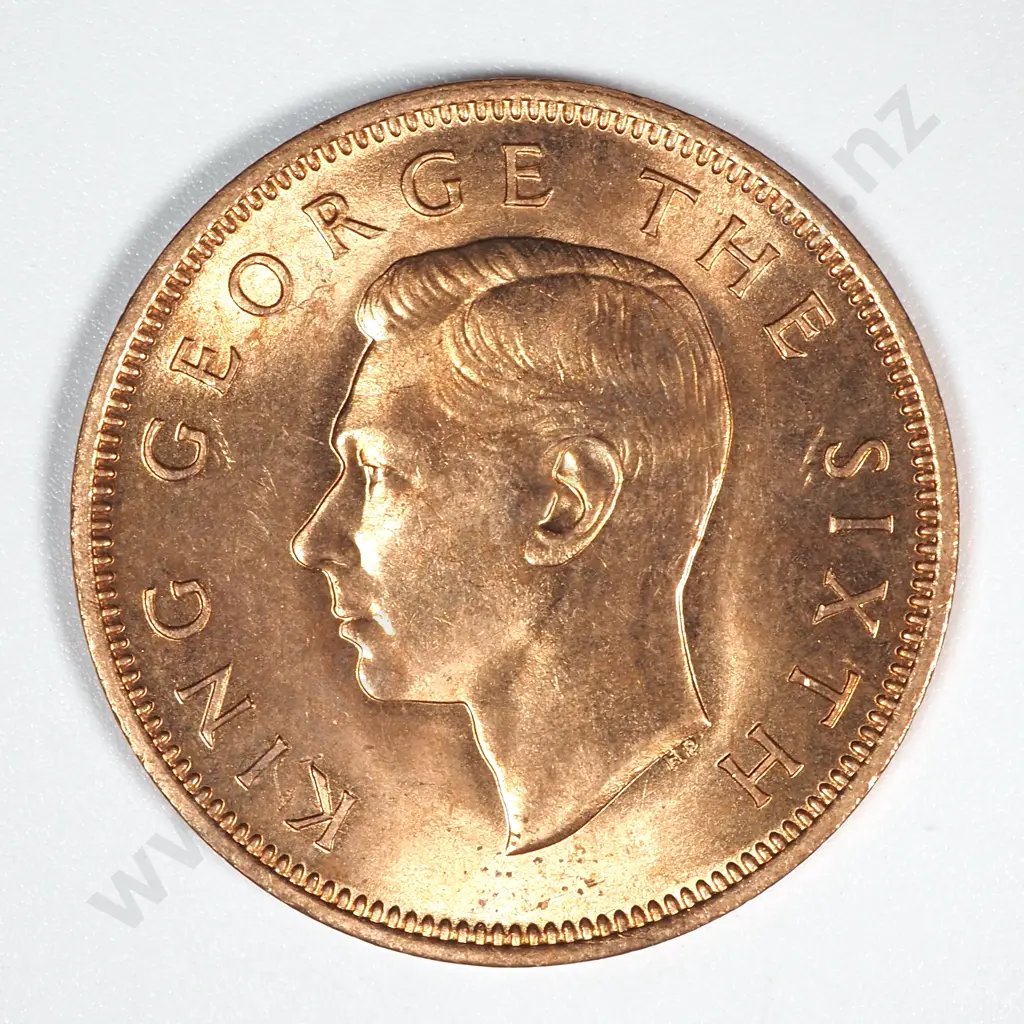 10 New Zealand 1952 Halfpenny Coins Brilliant UNC Total CV $120 Image 1++
