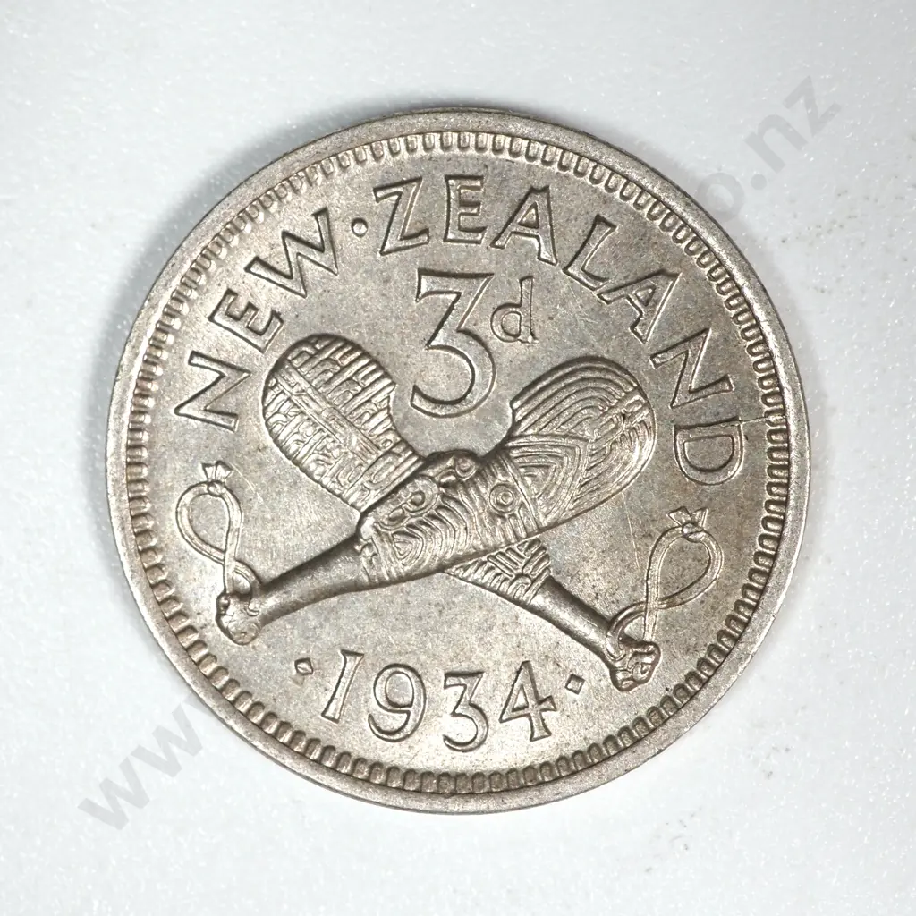 20 New Zealand 1934 Threepence Coins EF+ Total CV $400 Image 1++