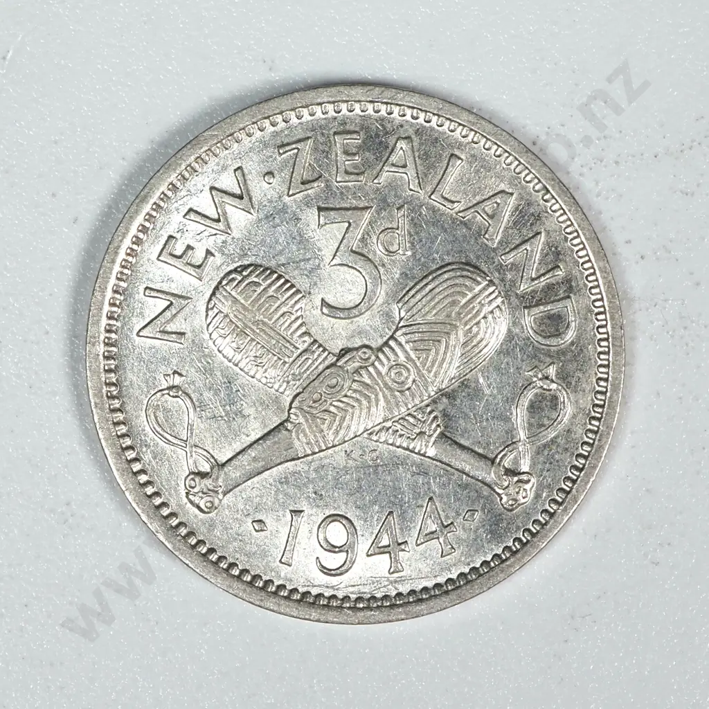 20 New Zealand 1944 Threepence Coins EF+ Total CV $300 Image 1++