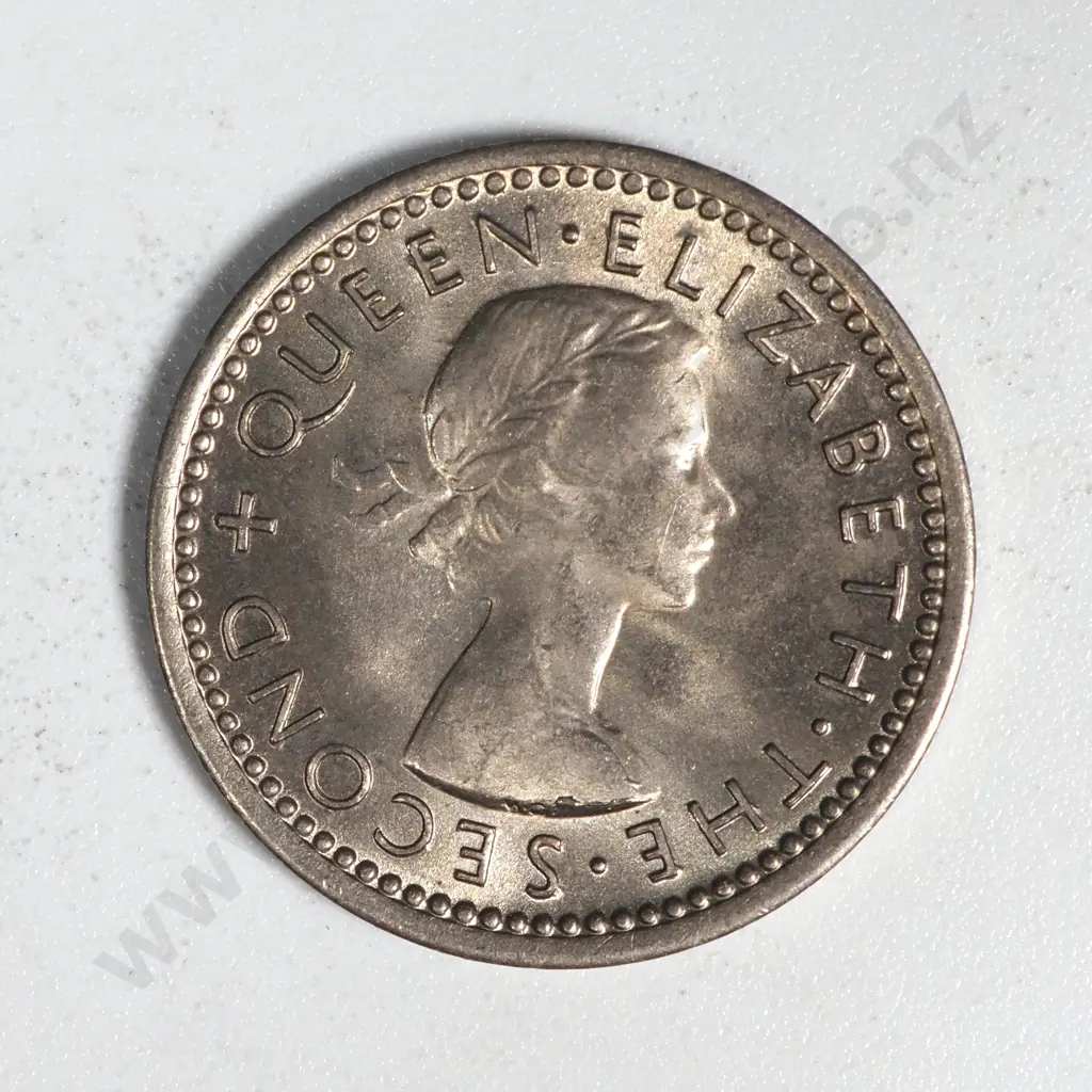 10 New Zealand 1953 Threepence Coins UNC-B.UNC Total CV $250 Image 1++