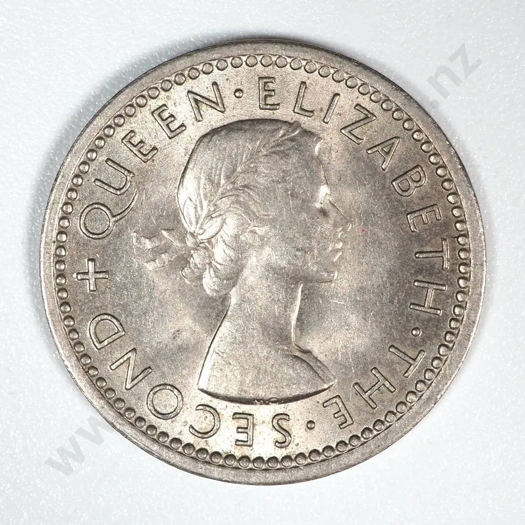 10 New Zealand 1954 Threepence Coins UNC-B.UNC Total CV $300 Image 1++