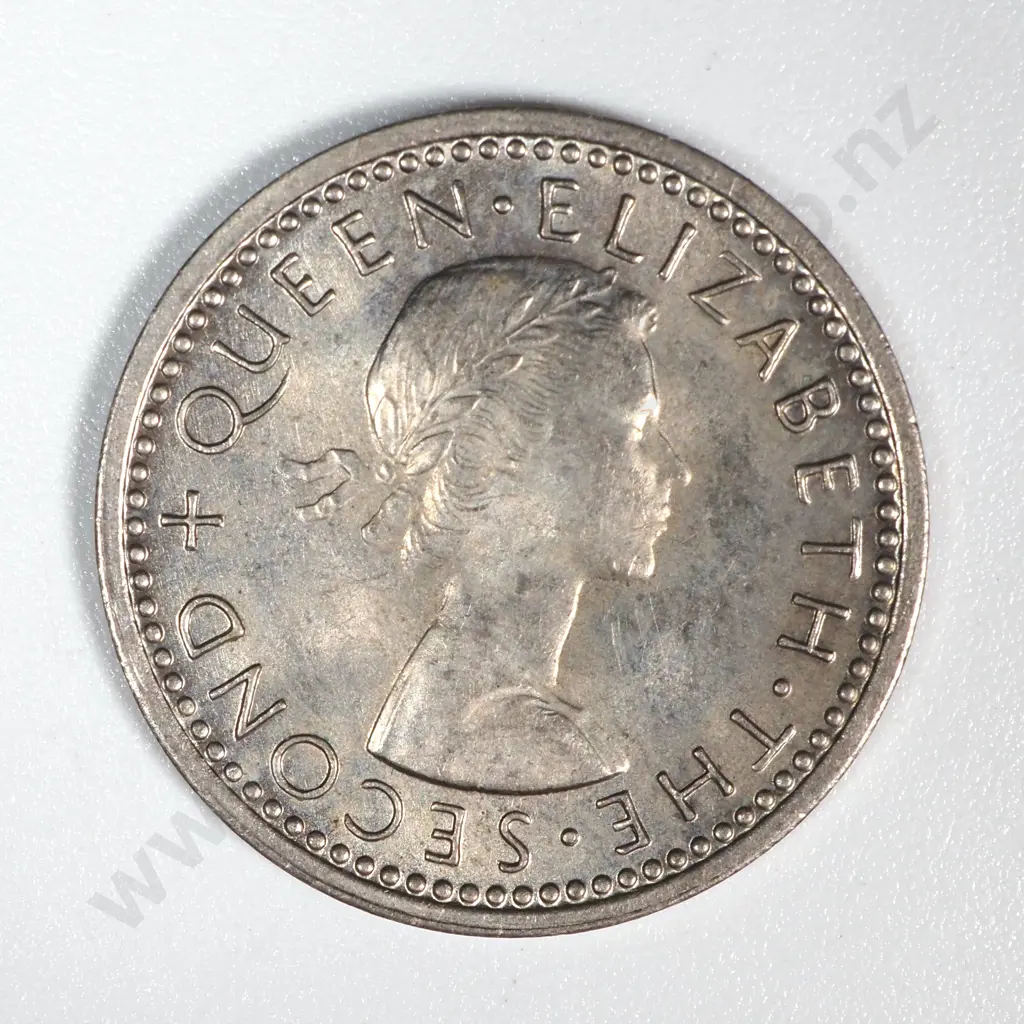 20 New Zealand 1958 Threepence Coins UNC Total CV $300 Image 1++