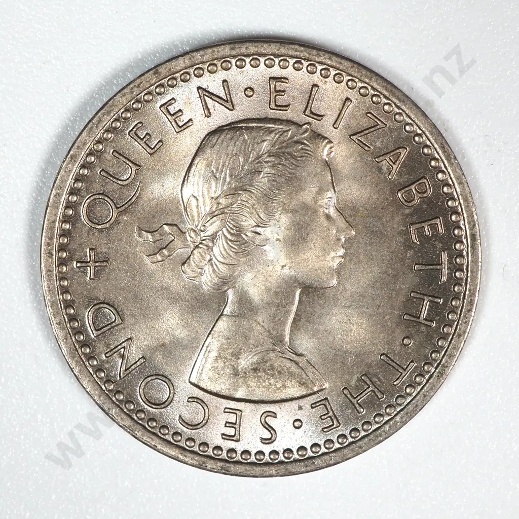 10 New Zealand 1959 Threepence Coins UNC Total CV $150 Image 1++