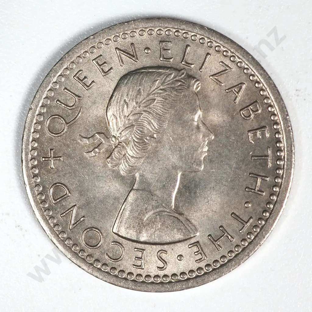 50 New Zealand 1960 Threepence Coins UNC-B.UNC Total CV $400 Image 1++