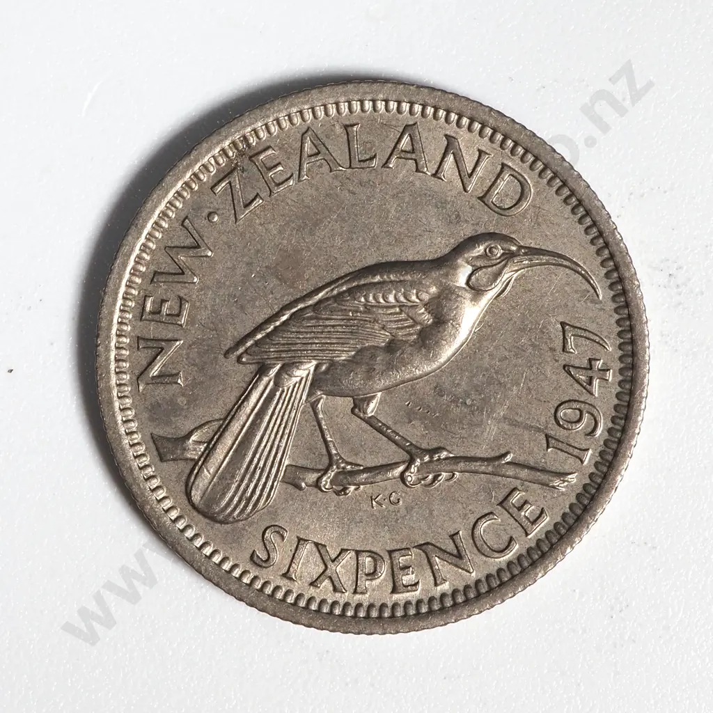 20 New Zealand 1947 Sixpence Coins VF+ Total CV $300 Image 1++