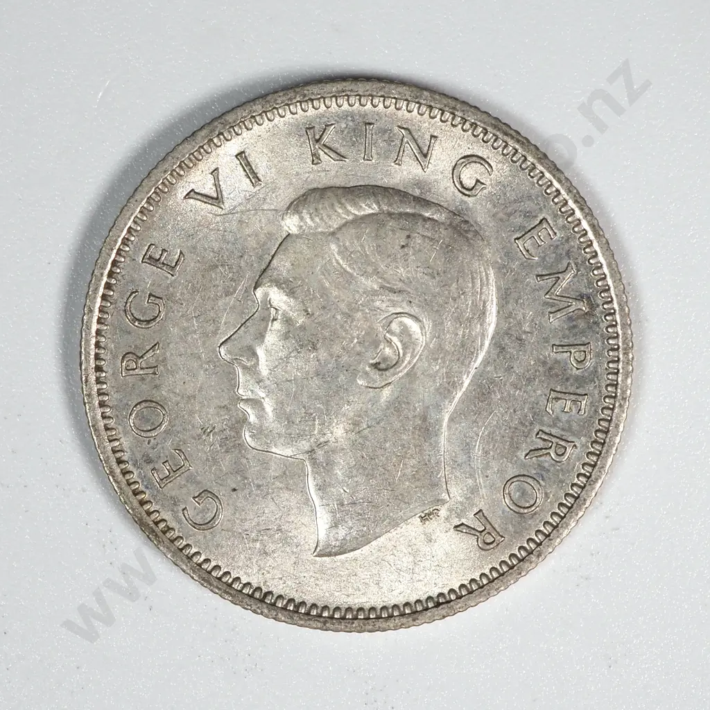 10 New Zealand 1946 Shilling Coins VF+ Total CV $180 Image 1++