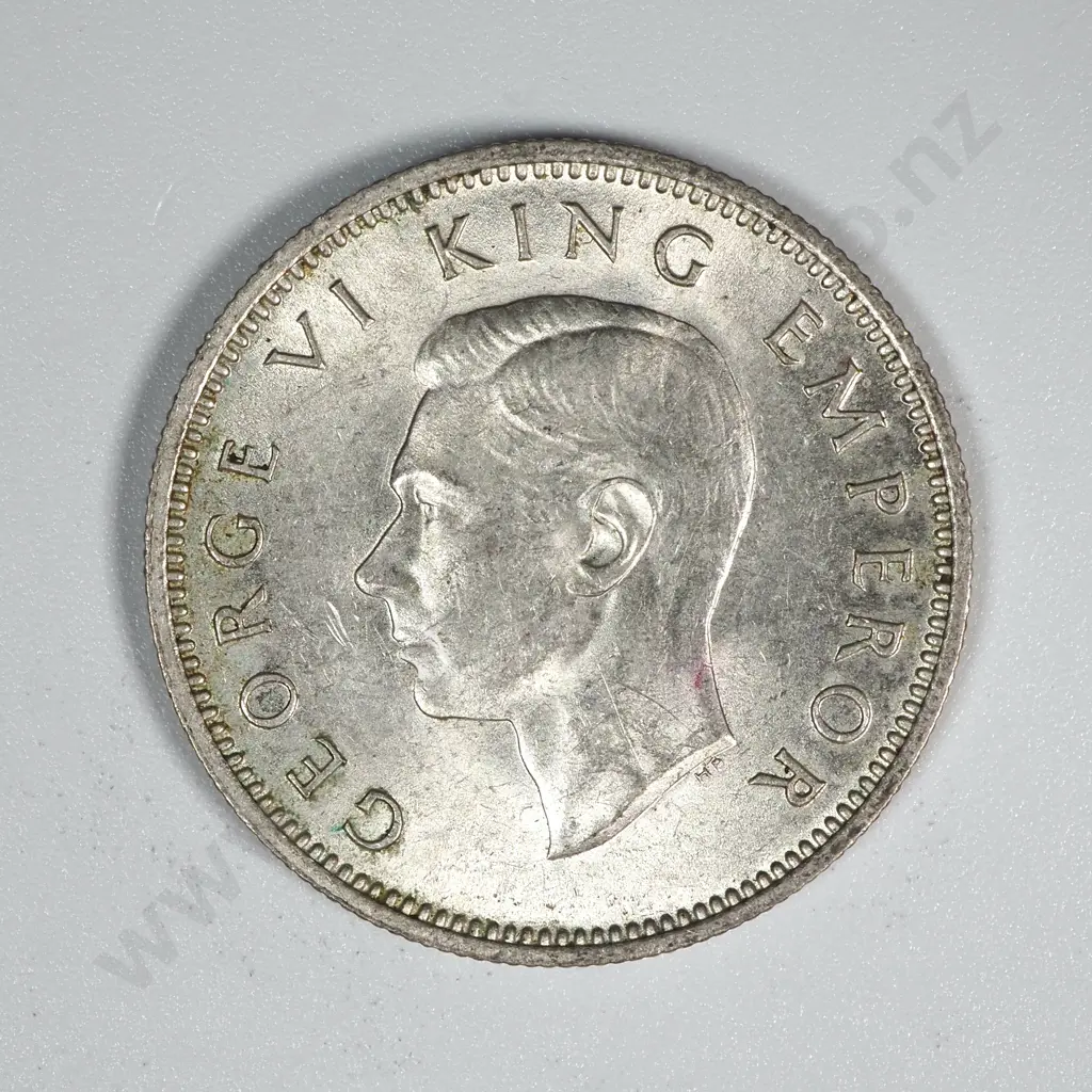10 New Zealand 1946 Shilling Coins EF+ Total CV $500 Image 1++