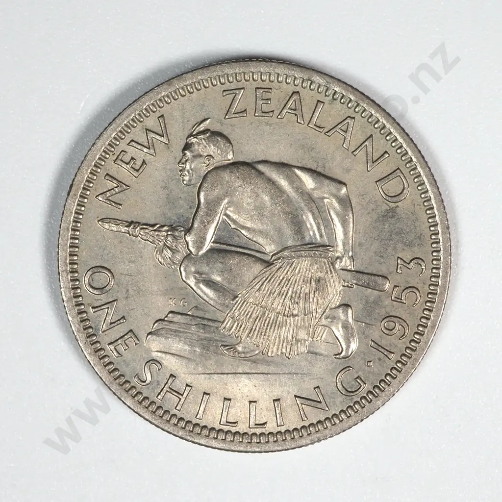 5 New Zealand 1953 Shilling Coins EF-A.UNC Total CV $150-$250 Image 1++