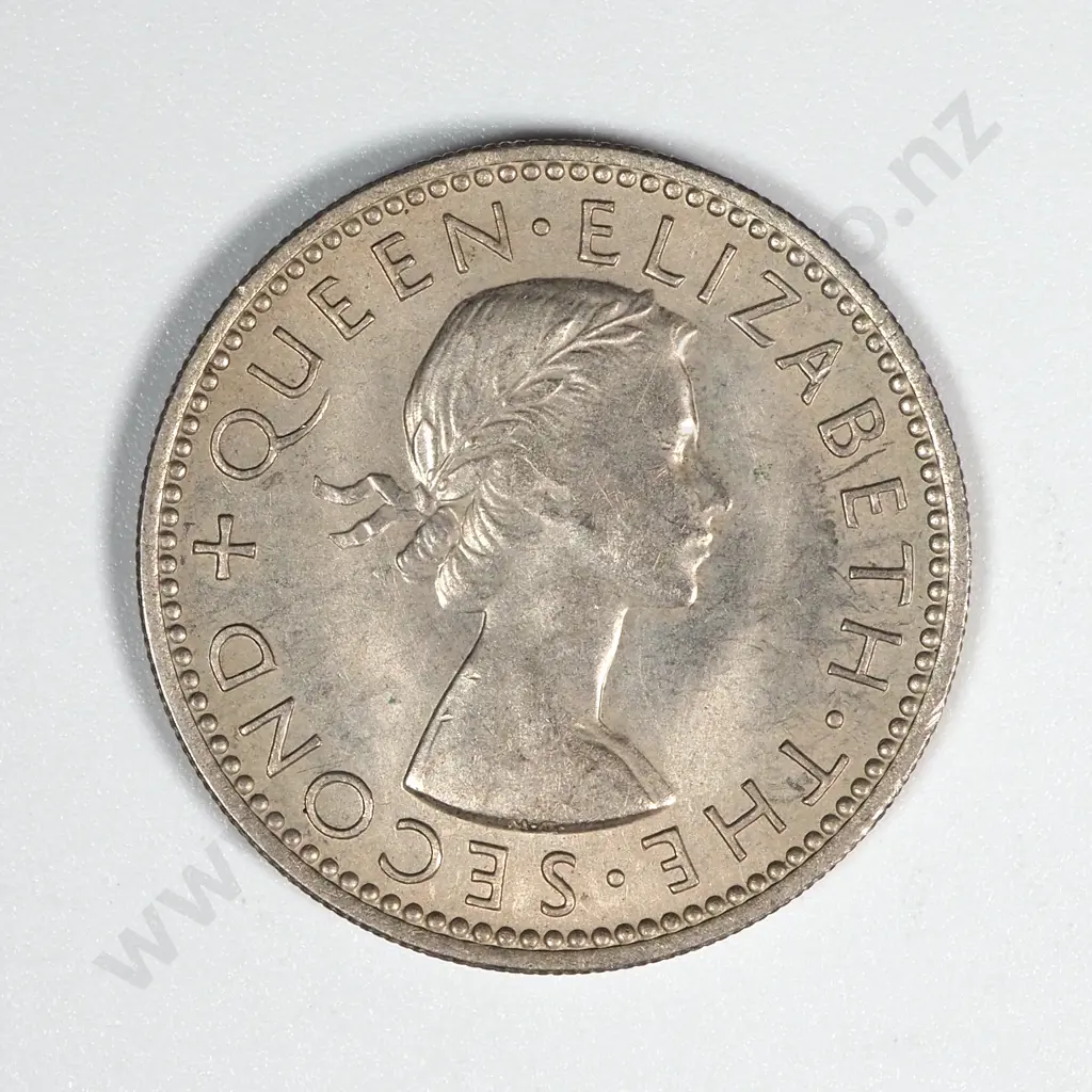5 New Zealand 1953 Shilling Coins EF-A.UNC Total CV $150-$250 Image 1++